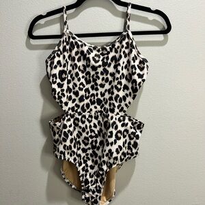 Old Navy Animal Print Kid’s Swimsuit with Adjustable Straps